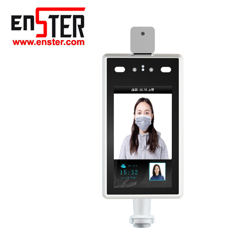 Многоезична система за разпознаване на температура за 8-инчов интелигентен фотоапарат за разпознаване на температура